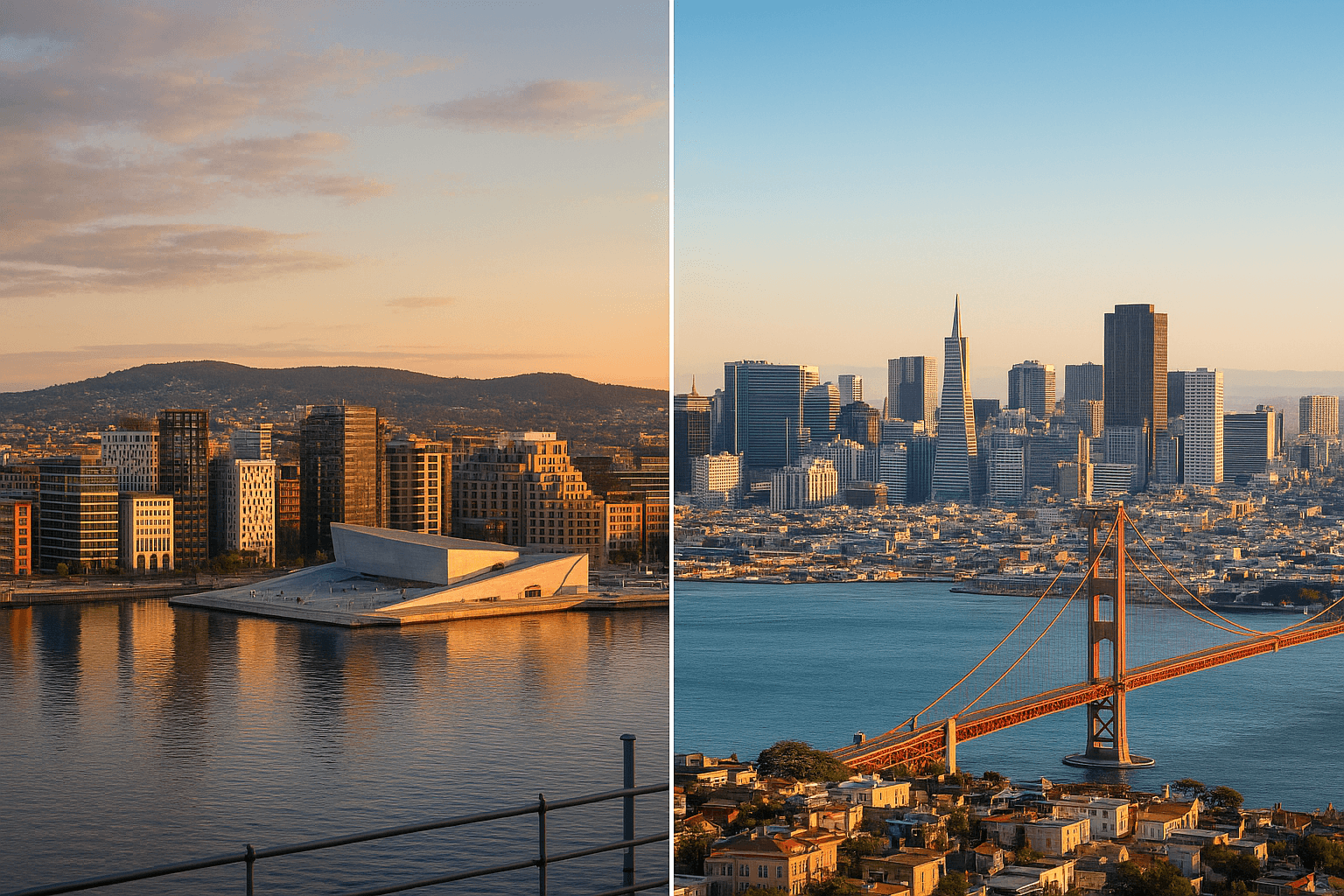 Oslo and San Francisco - bridging continents